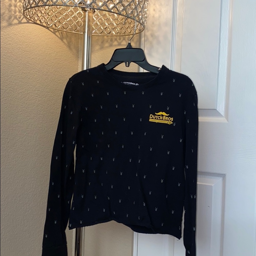Cropped DUTCH BROS. Black Long sleeve